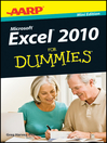 AARP Excel 2010 For Dummies (eBook)
